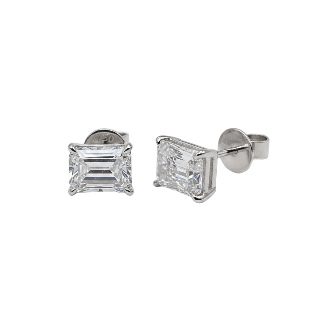 18K White Gold Lab Grown Diamond Earrings