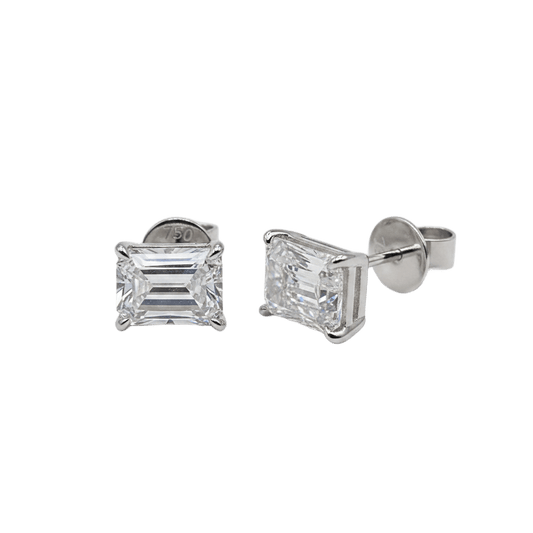 18K White Gold Lab Grown Diamond Earrings