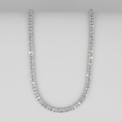 Diamond Tennis Necklace Clean Product Shot